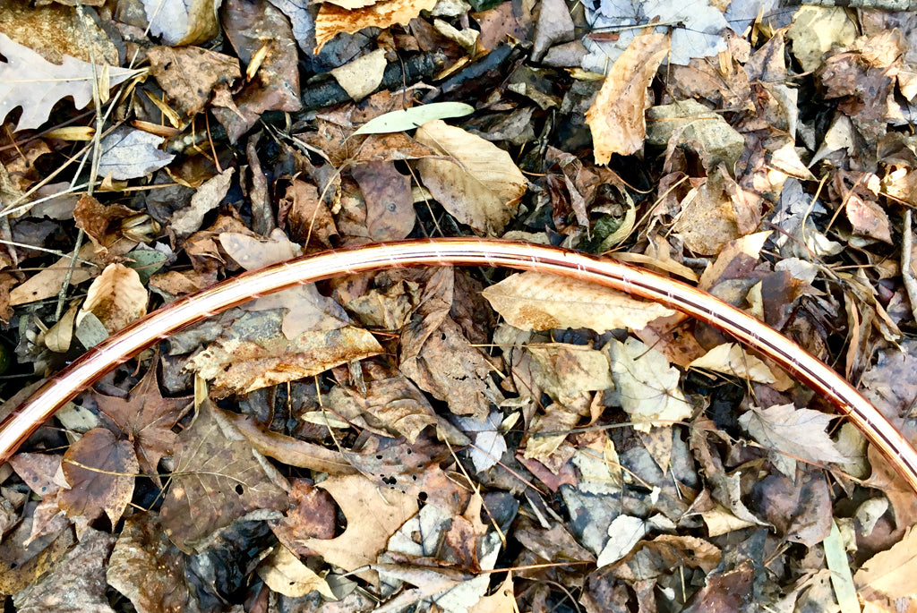 Metallic Mirror Taped Hoop