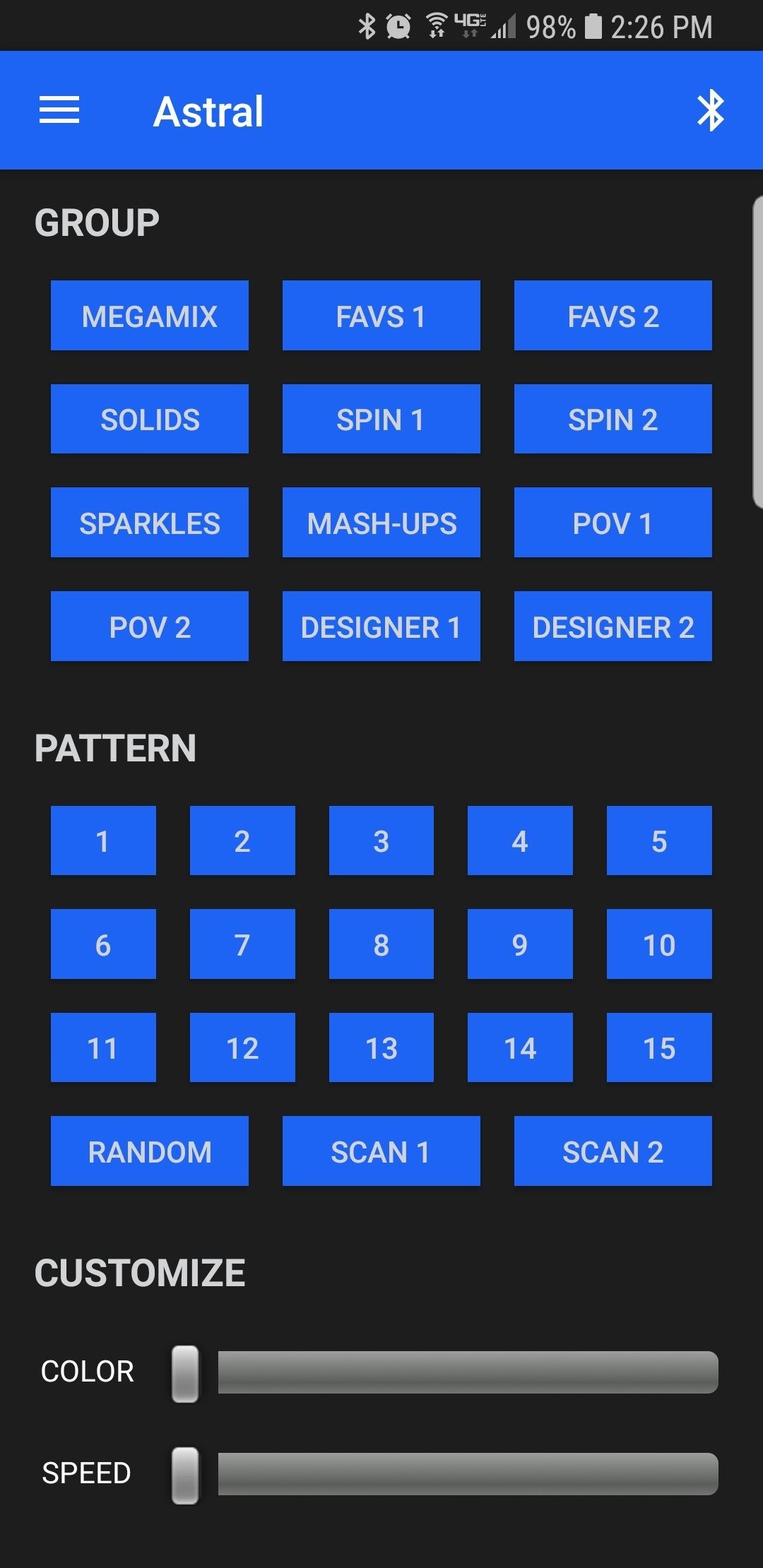 The Astral Advanced Feature (AF) LED Leviwand by Astral Hoops is the cutting edge of smart wand technology. Made in Colorado and backed by a lifetime warranty.
