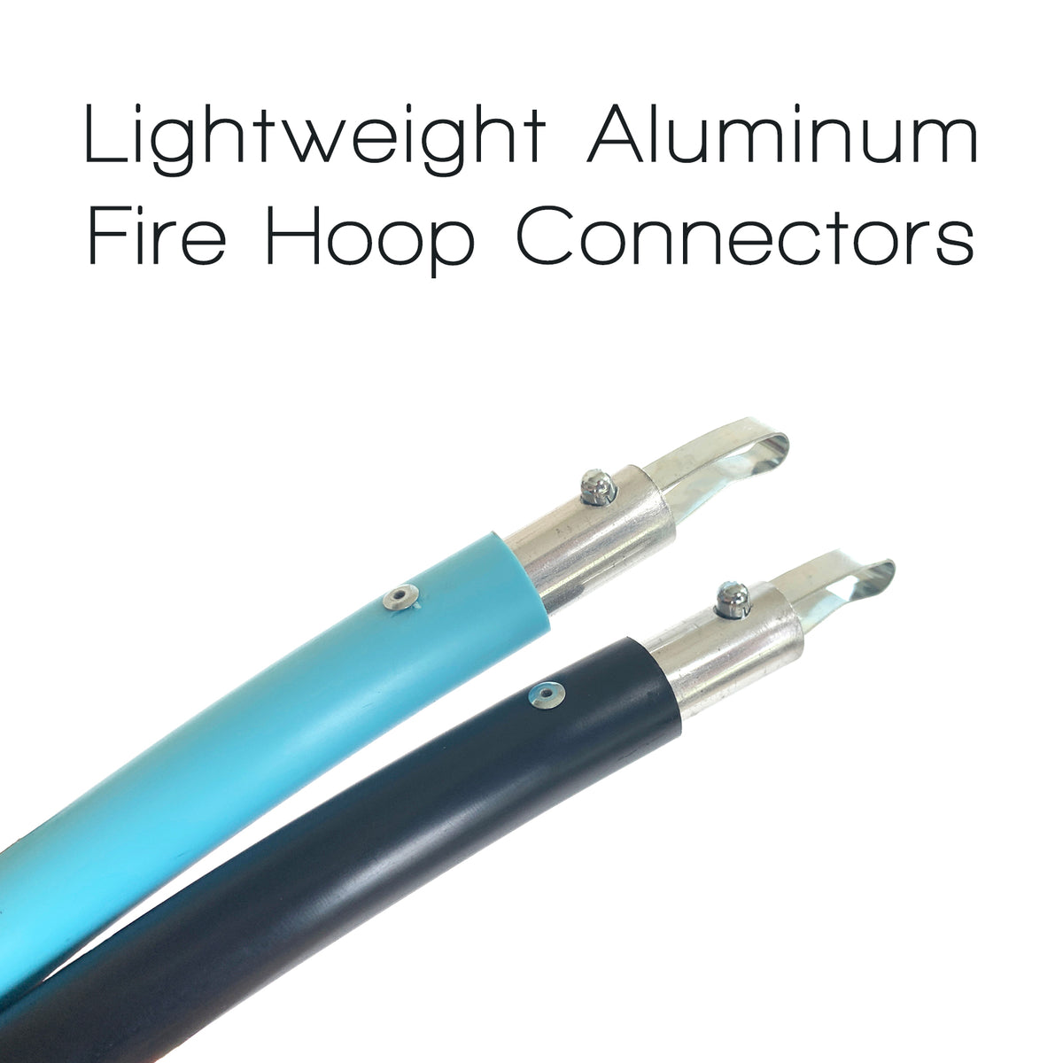 Lightweight aluminum fire hoop connectors unbreakable