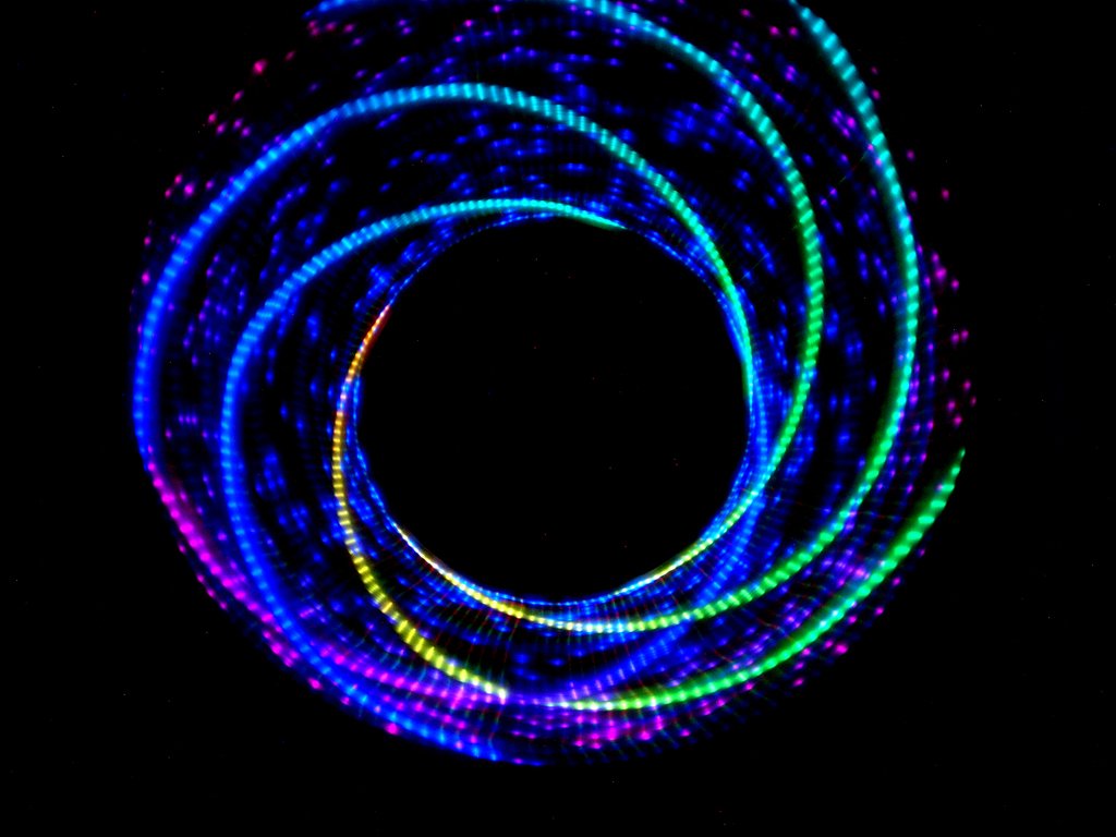 Atomic V-AF LED Hoop by Astral Hoops