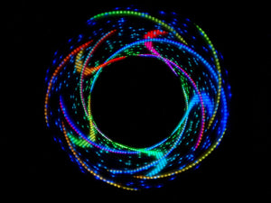 Atomic V LED Hoop by Astral Hoops