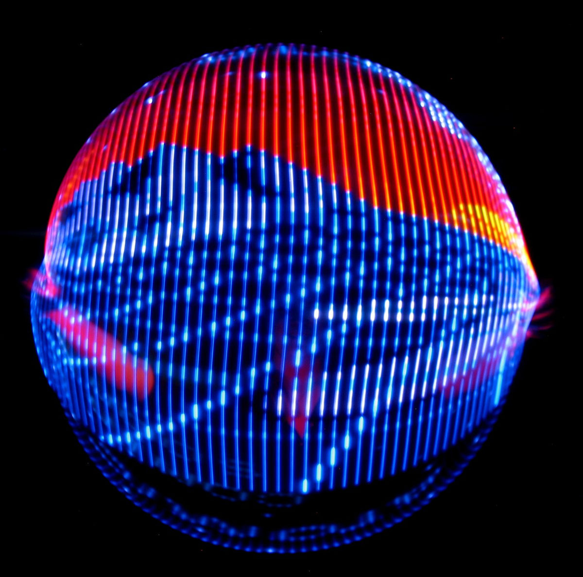 Atomic V-AF LED Hoop by Astral Hoops