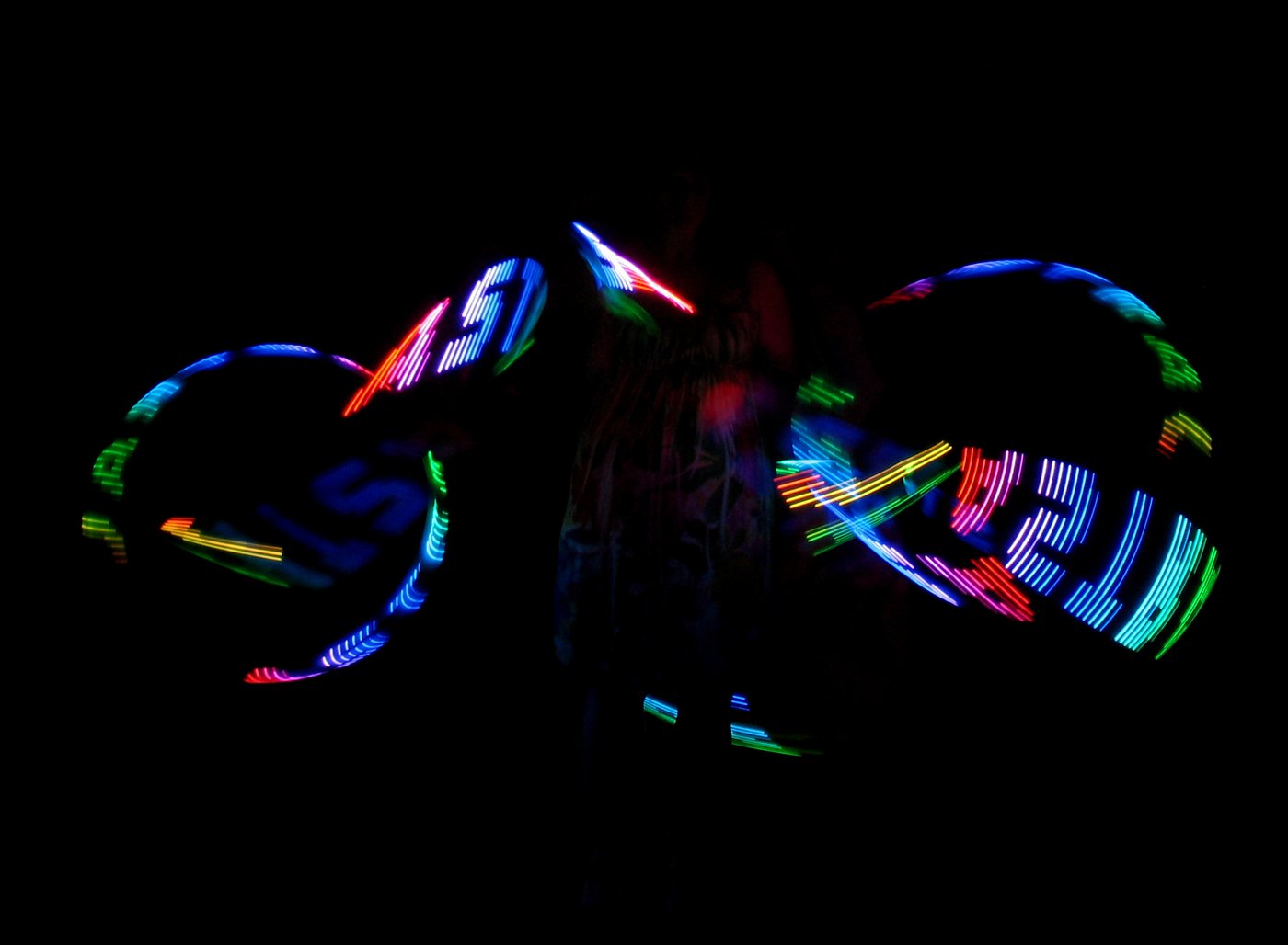 Atomic V-AF LED Hoop by Astral Hoops