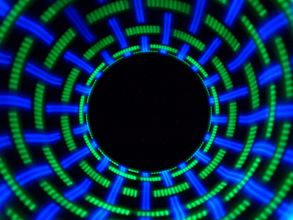 Atomic V LED Hoop by Astral Hoops