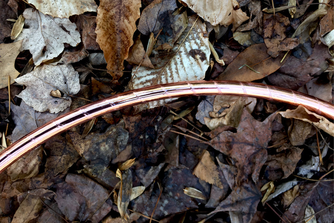Metallic Mirror Taped Hoop