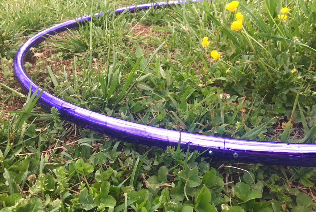 Metallic Mirror Taped Hoop