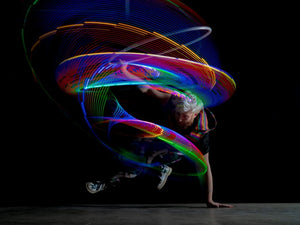Astral Hoops' 5th generation LED Atomic Hoop is the result of over decade of continuous innovation.  Mesmerize your audience with its rich colors and one of a kind patterns.  Each hoop is handcrafted in Colorado and backed by a lifetime warranty.  