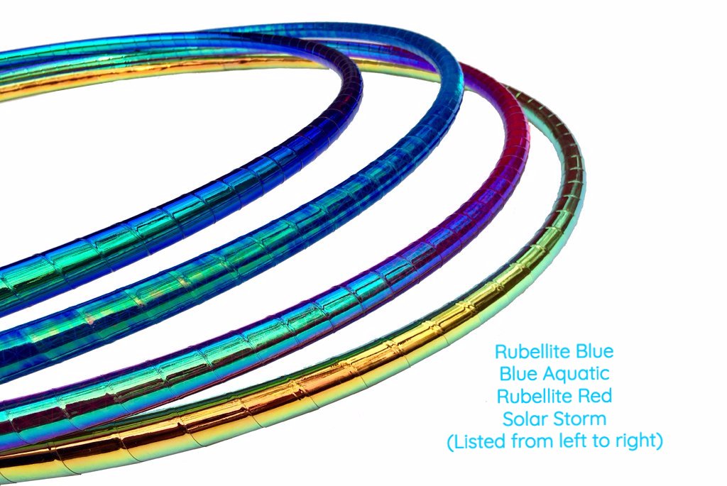Reflective Taped Color Shifting Performance Fire Hula Hoop