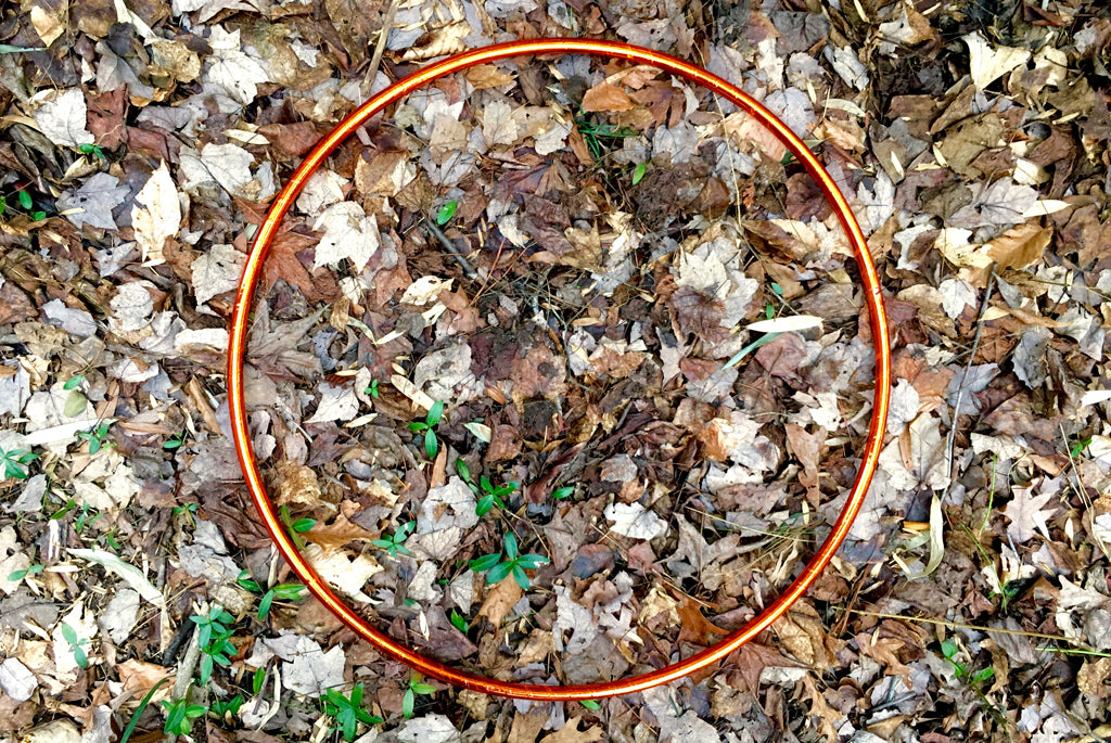 Metallic Mirror Taped Hoop