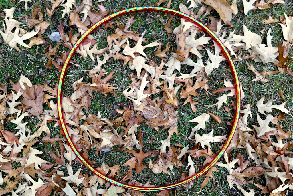 Opalescent Taped Hoop