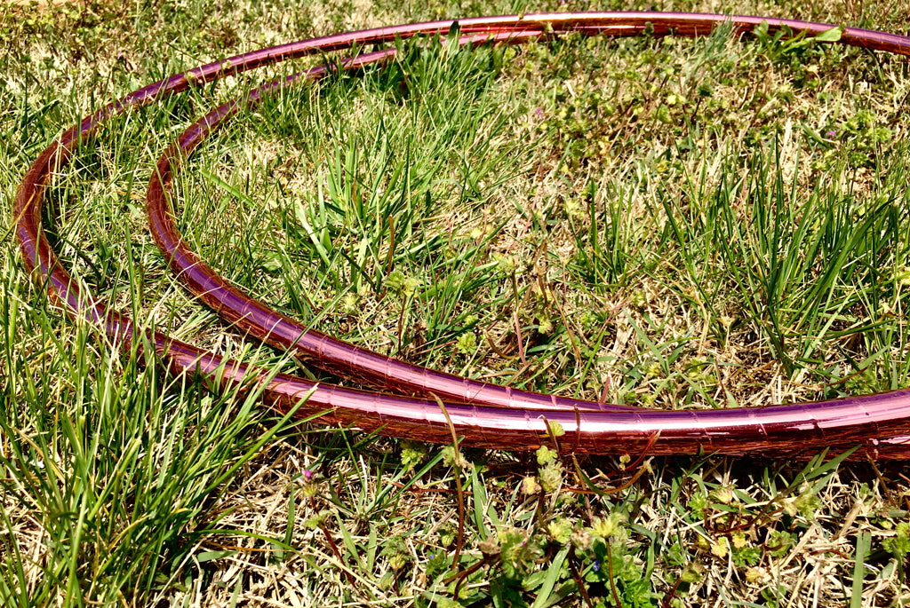 Metallic Mirror Taped Hoop