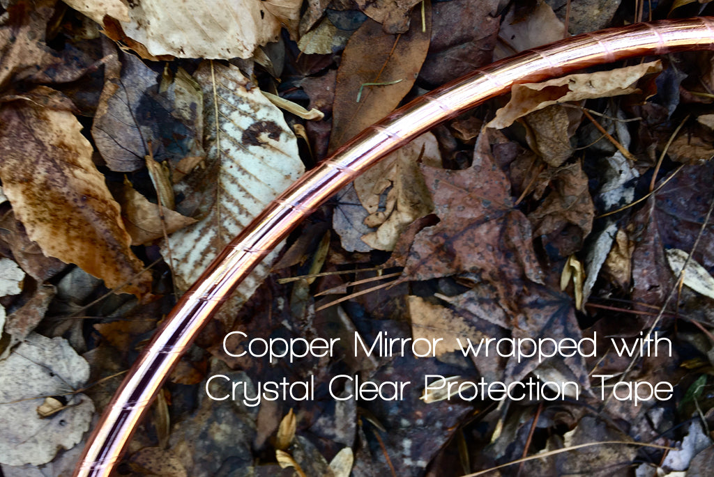 Metallic Mirror Taped Hoop