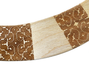 Our handcrafted and laser-engraved buugeng are made from ultra-sturdy 7-ply White Birch, hand-sanded and sealed with Vermont Natural Coatings. A beautiful flow prop you won't find anywhere else!