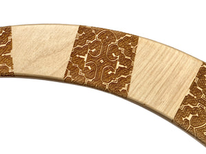 Our handcrafted and laser-engraved buugeng are made from ultra-sturdy 7-ply White Birch, hand-sanded and sealed with Vermont Natural Coatings. A beautiful flow prop you won't find anywhere else!