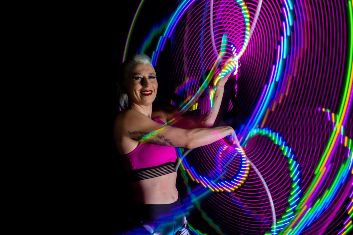 Astral Hoops' 5th generation LED Atomic Hoop is the result of over decade of continuous innovation.  Mesmerize your audience with its rich colors and one of a kind patterns.  Each hoop is handcrafted in Colorado and backed by a lifetime warranty.  