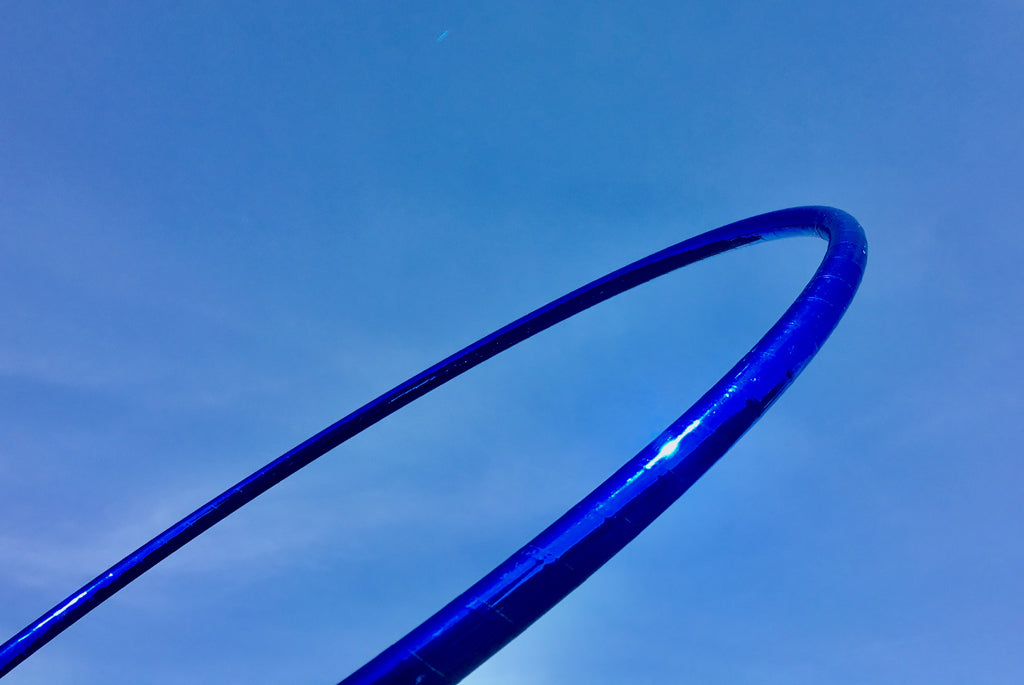 Metallic Mirror Taped Hoop