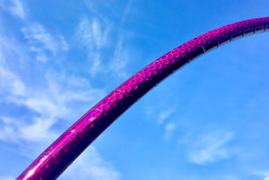 Peacock Taped Hoop