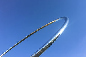 Metallic Mirror Taped Hoop