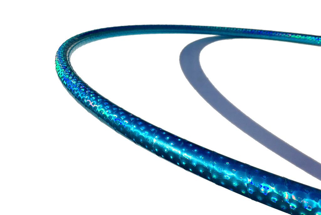 Peacock Taped Hoop