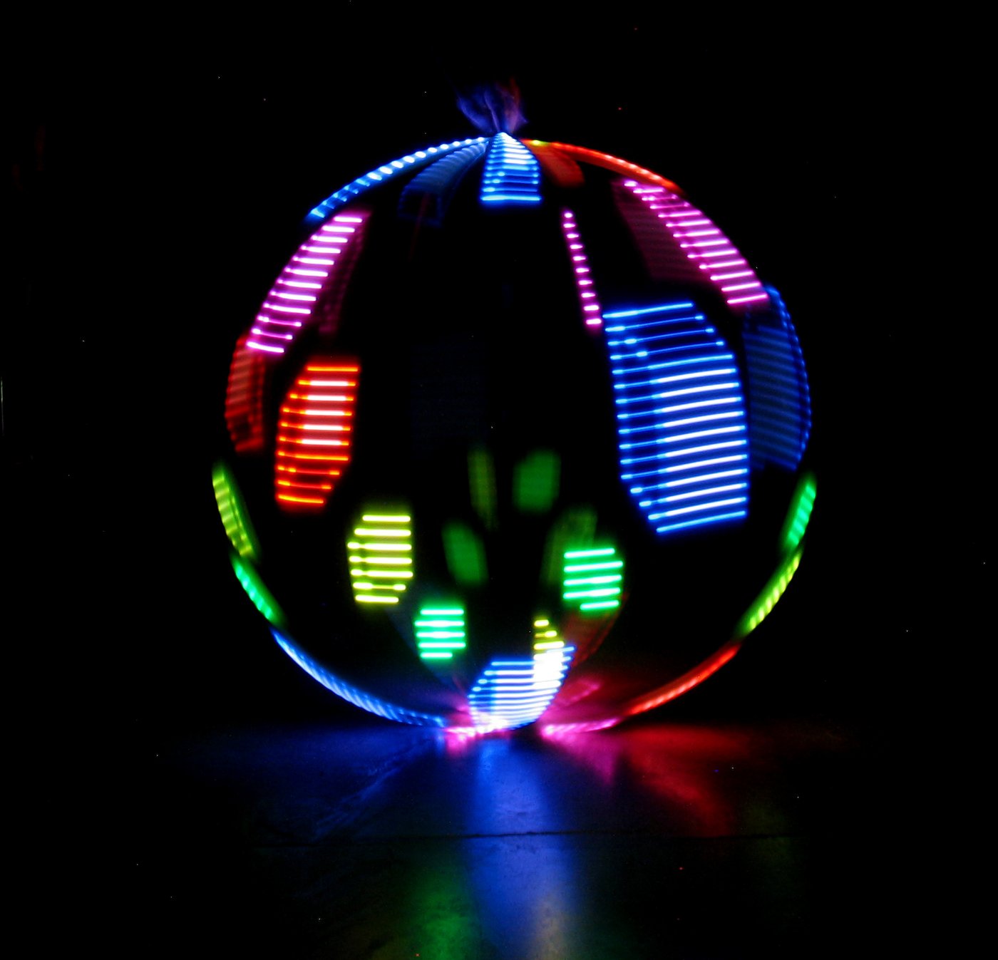 Atomic V-AF LED Hoop by Astral Hoops