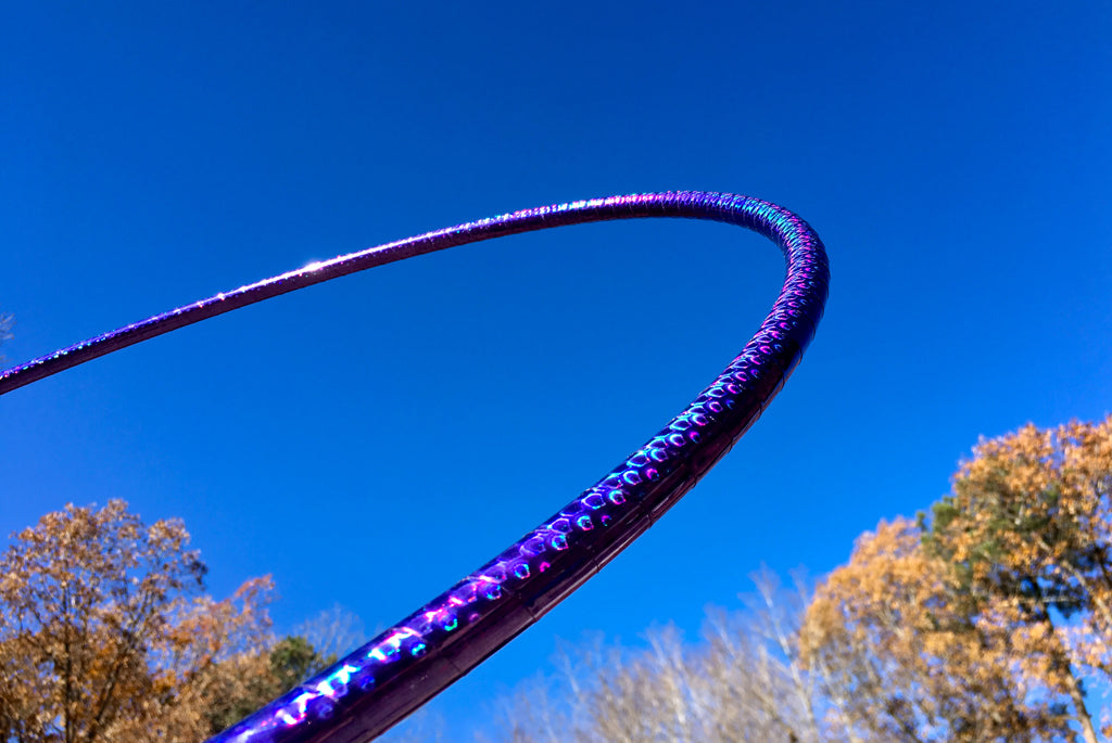 Peacock Taped Hoop